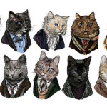 Doctor Mew, Doctor Who-Inspired Cat Illustrations by Jenny Parks