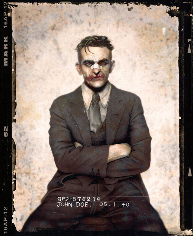 Usual Suspects, Batman Villains Reimagined in 1920s Style Mugshots