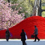 Red, Yellow and Blue, A Colorful Art Installation in New York City’s Madison Square Park Using 1.4 Million Feet of Rope