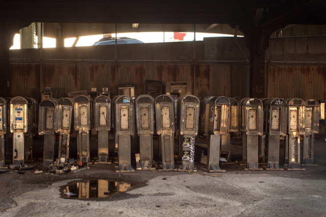 Pay phone graveyard