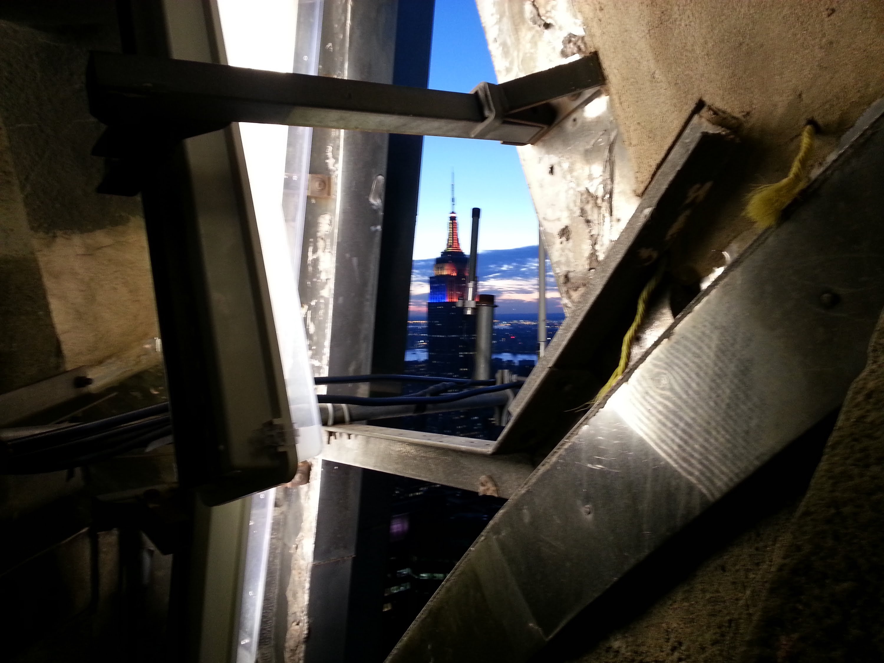 Inside the chrysler building spire #1