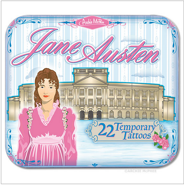 Jane Austen Temp Tats