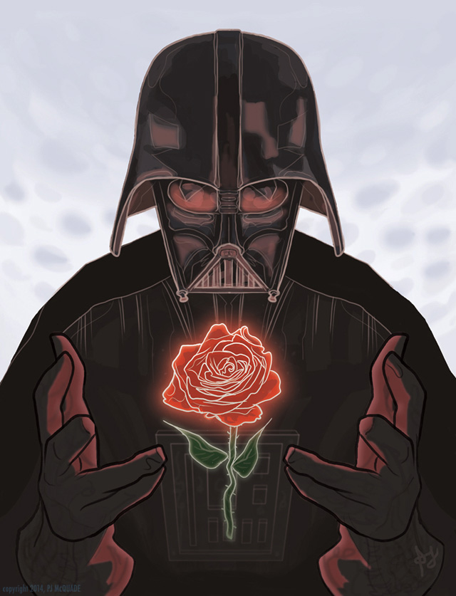 Darth Vader Valentines Day Card