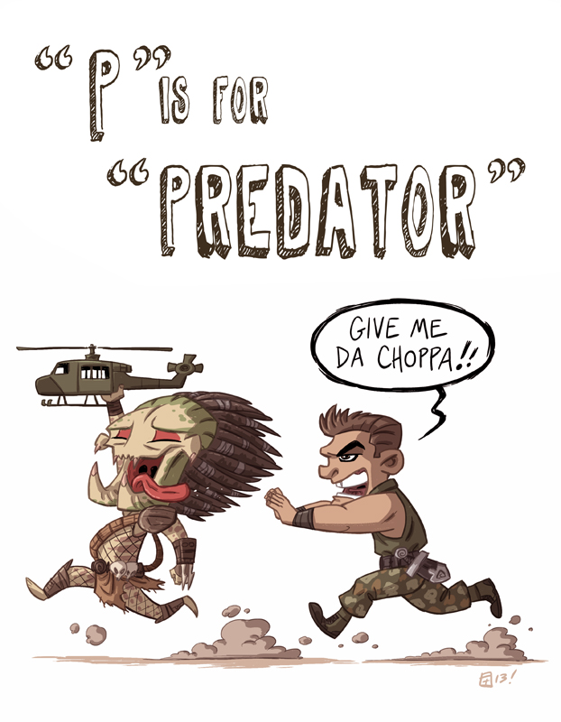P Is For Predator by Otis Frampton