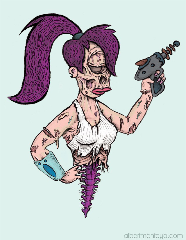 Leela Zombie - Futurama