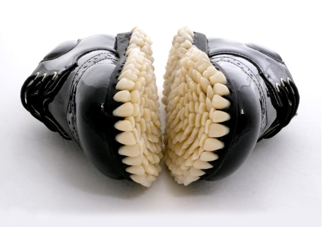False Teeth Shoes by Fantich and Young