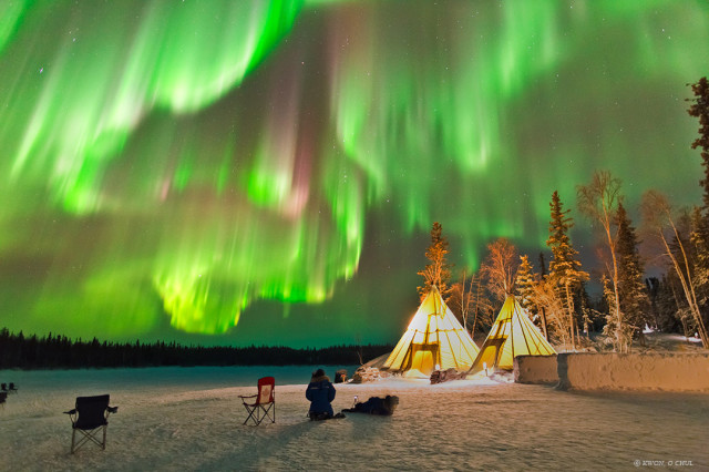 Auroras Near Yellowknife