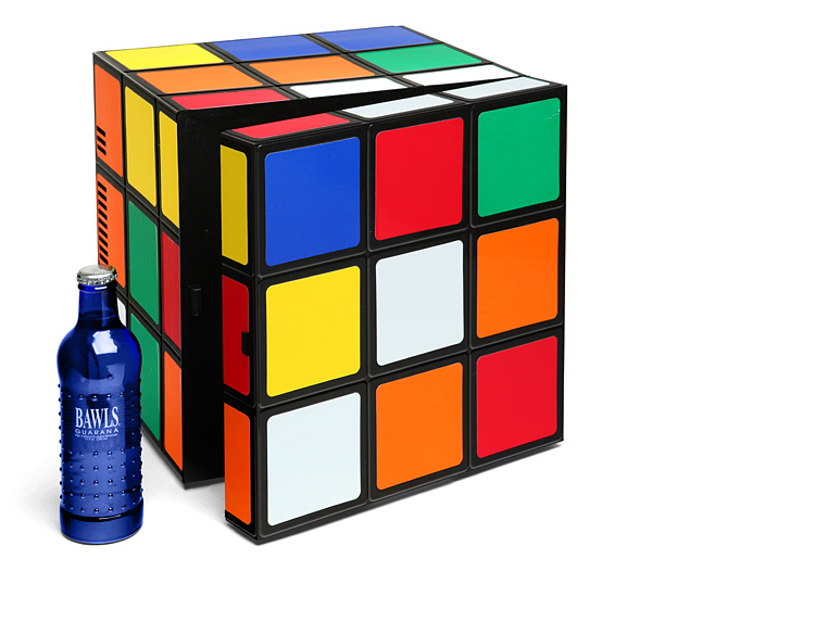 Rubiks Cube with Bottle