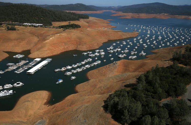 California's Severely Depleted Reservoirs