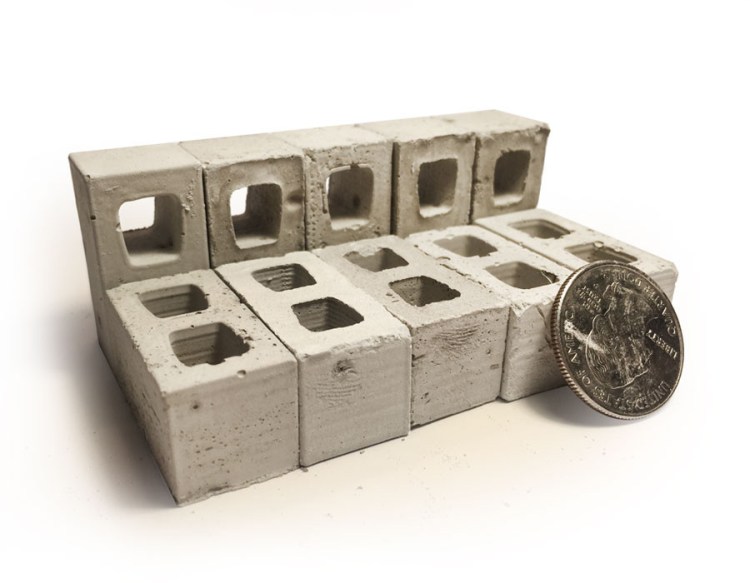 Mini Materials Concrete Blocks and Quarter