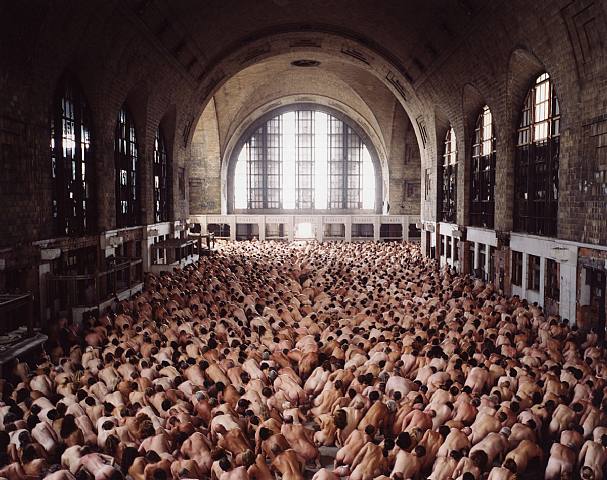 Naked Installations by Spencer Tunick