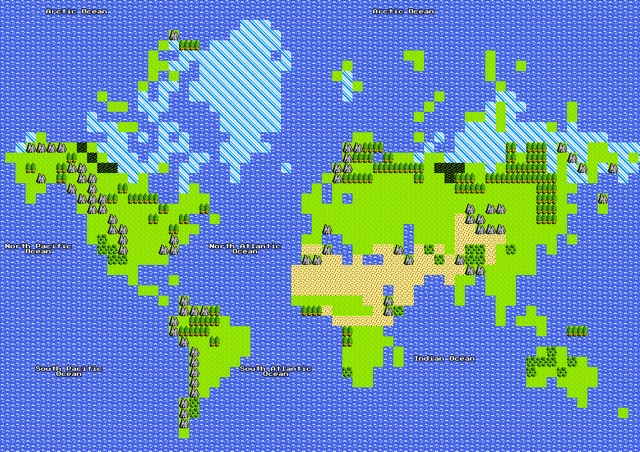 8-bit Version of Google Maps
