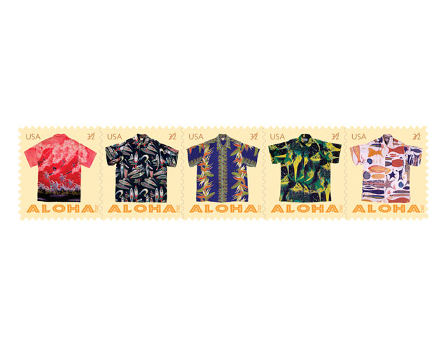 Aloha Hawaiian shirt Stamps Aloha shirt Stamps