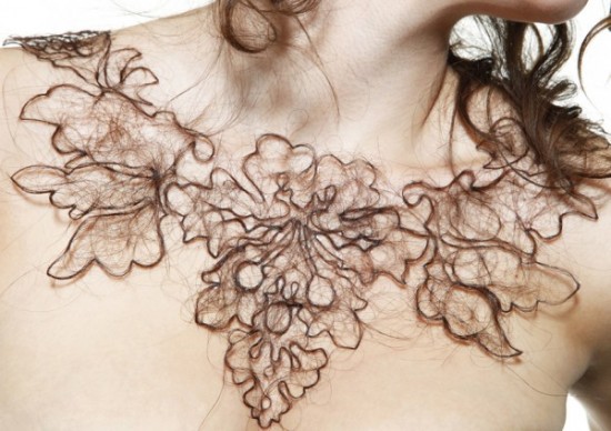 http://laughingsquid.com/wp-content/uploads/Kerry-Howley-hair-necklaces-550x388.jpg