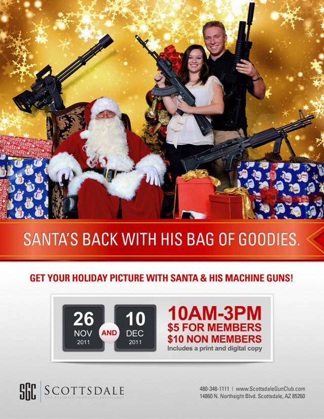 Santa & His Machine Guns