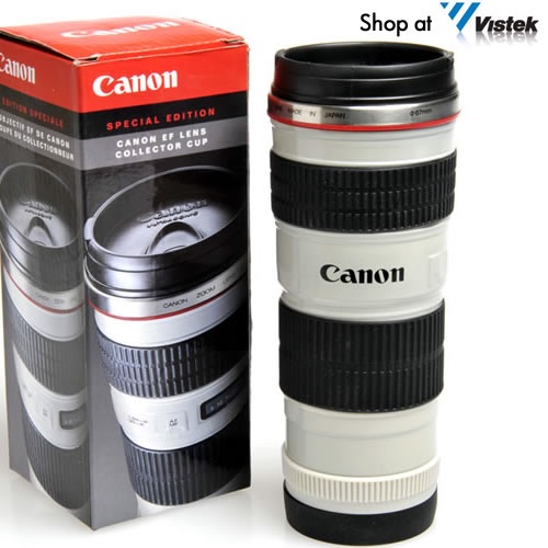 Canon EF Lens Travel Mug