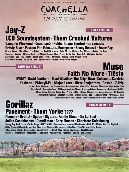 This year’s lineup of bands has been announced for 2010 Coachella ...