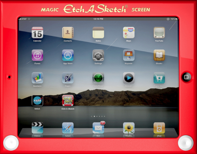 ETCH A SKETCH iPad Case by Headcase & Ohio Art