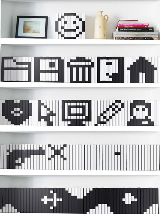 Bookshelf Pixel Art by Igor Udushlivy