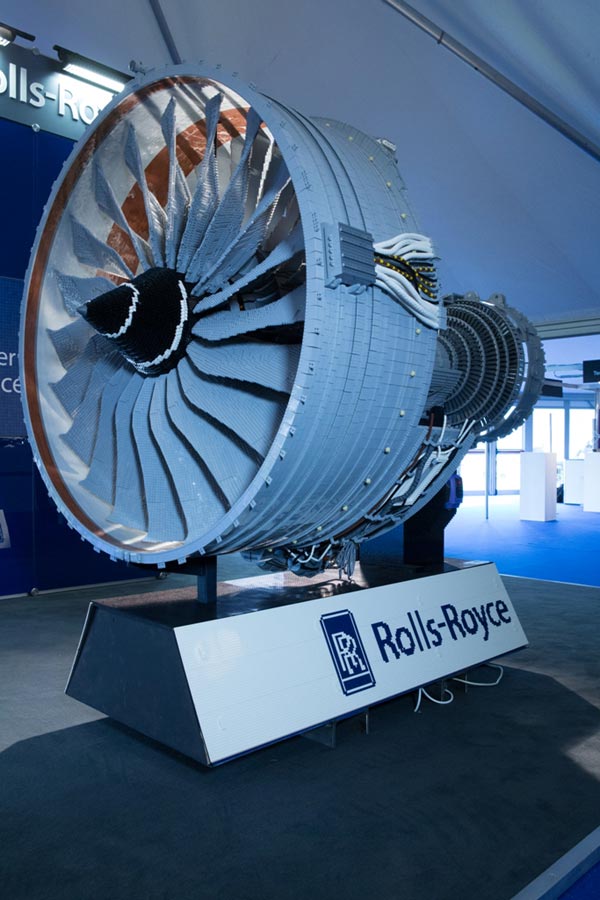 Lego Rolls Royce Trent 1000 Jet Engine