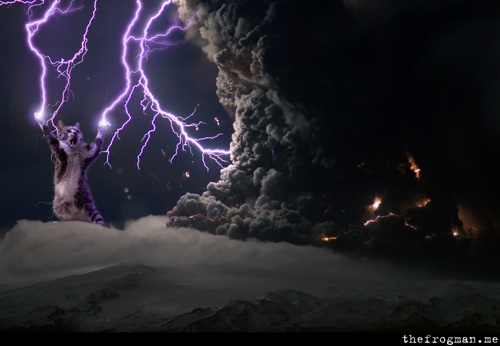 iceland volcano lightning. The Iceland Volcano