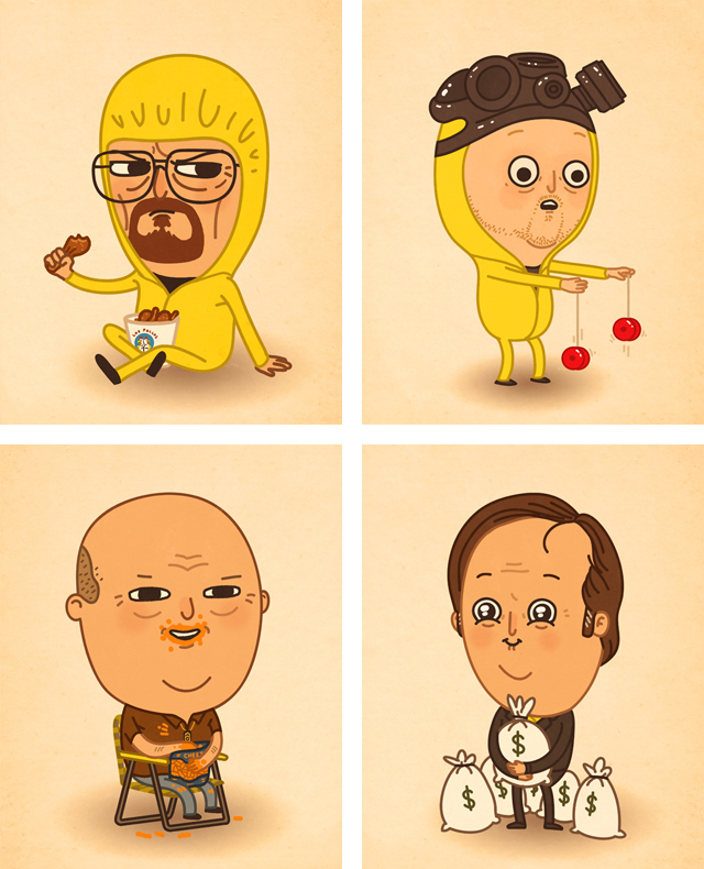 Breaking Bad Artwork by Mike Mitchell