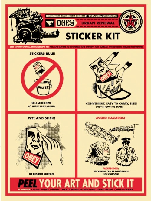 Obey Sticker Kit