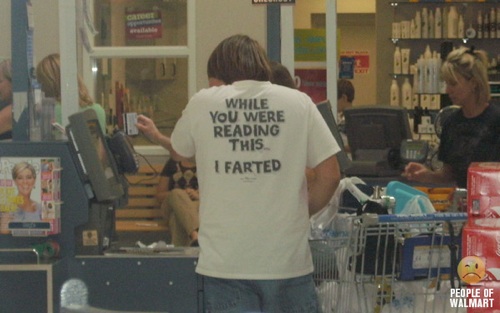People of Walmart is a blog featuring photos of “interesting” people found 