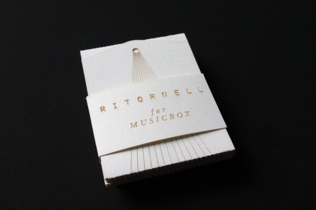 Music box business card by Katharina Holzl