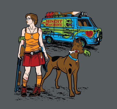  Pitts featuring Scooby Doo and Velma as vampire and zombie hunters