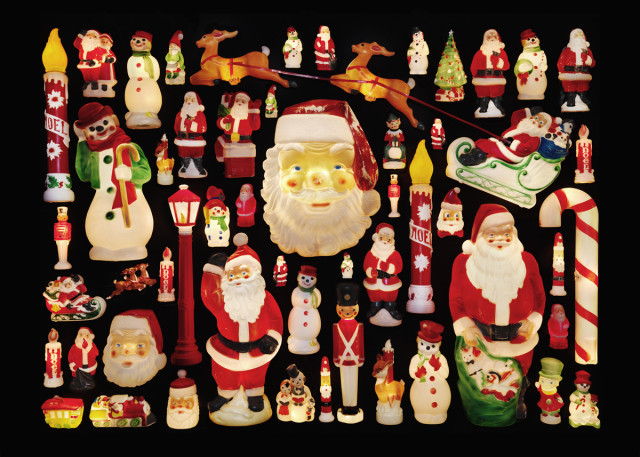 Photos of neatly arranged collections by Jim Golden