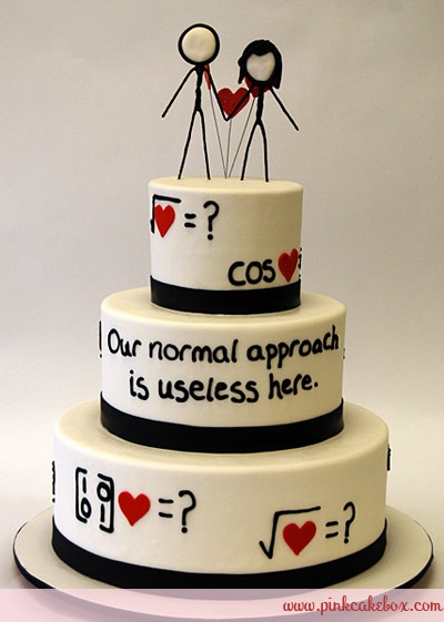Pink Cake Box created an awesome wedding cake based on a xkcd comic