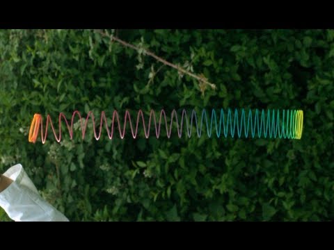 How A Slinky Falls In Slow Motion