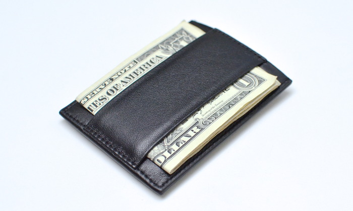 The Minimalist, A Super Thin Wallet for Cash & Cards