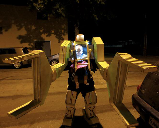 Aliens Power Loader Baby Costume - Halloween 2012