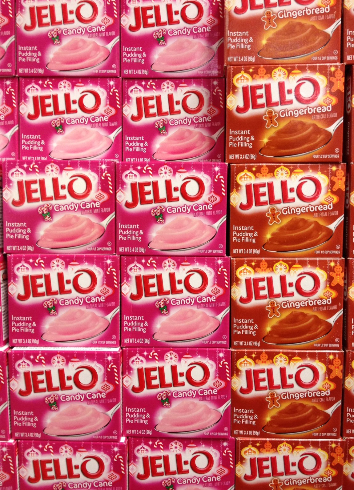 Jell-O Instant Pudding Display