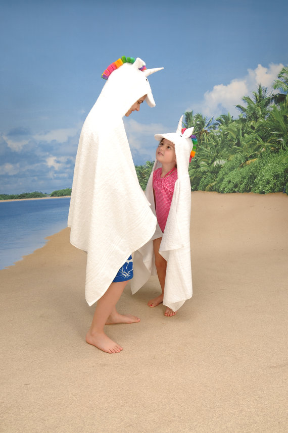 Unicorn Hooded Towel