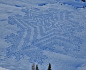 Snow art