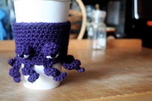 Octopus Coffee Cup Cozy
