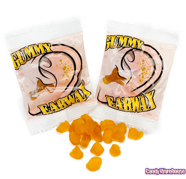 Dark Yellow Gummy Ear Wax Candy
