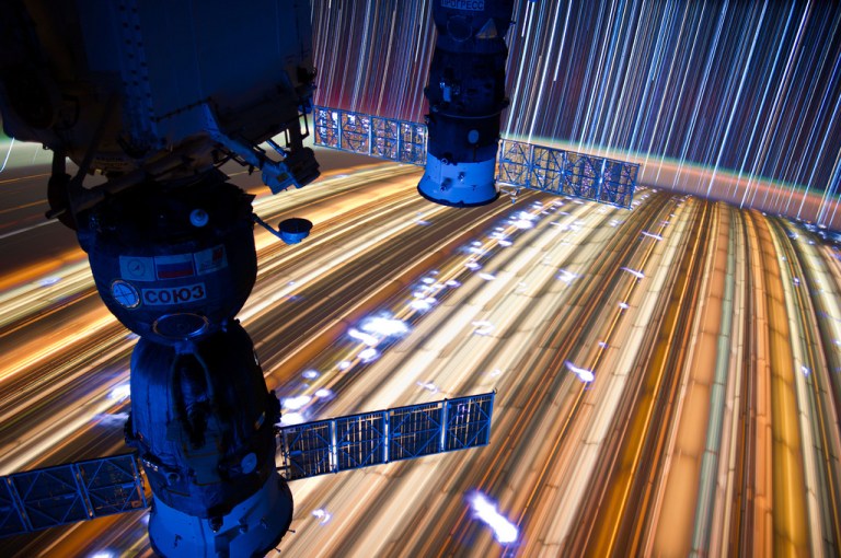 ISS Star Trails