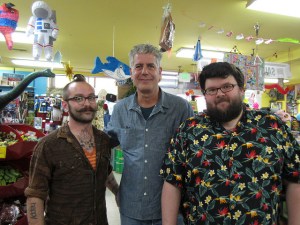 Dan'l and Fuzz with Anthony Bourdain