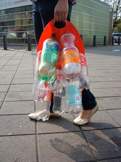 Bottled returnable bottle carrier by Ka-Lai Chan