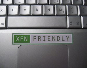 XFN Friendly Sticker