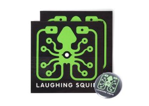 Laughing Squid Stickers Button