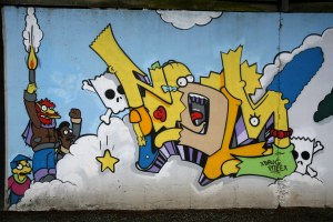 Simpsons Mural Vancouver