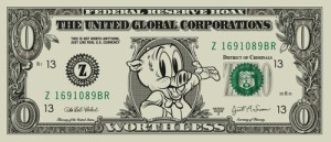 Zero Dollar Bill