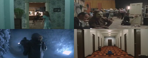 The Shining recreation montage