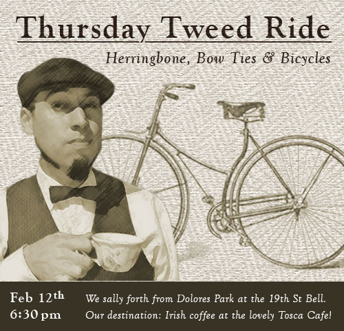 Inaugural Thursday Tweed Ride