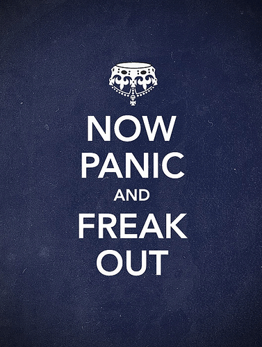 Now Panic and Freak Out - by Olly Moss